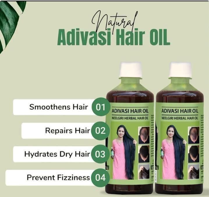 Adivasi Neelgiri Herbal Hair Oil - Buy 1 Get 1 Free🎁 4.9⭐⭐⭐⭐⭐ (999+)