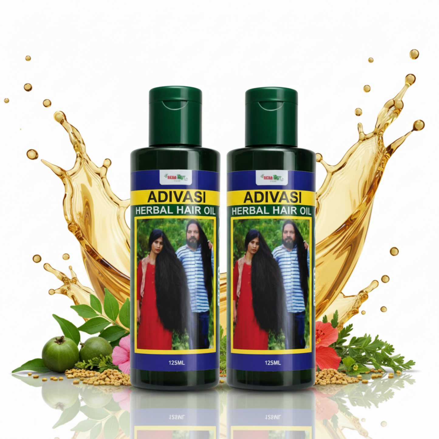 Adivasi Herbal Hair Oil for Hair Growth & Hair Fall Control |🎁 Buy 1 Get 1 Free Offer