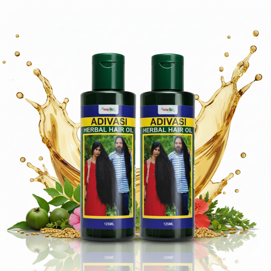 Adivasi Herbal Hair Oil for Hair Growth & Hair Fall Control |🎁 Buy 1 Get 1 Free Offer
