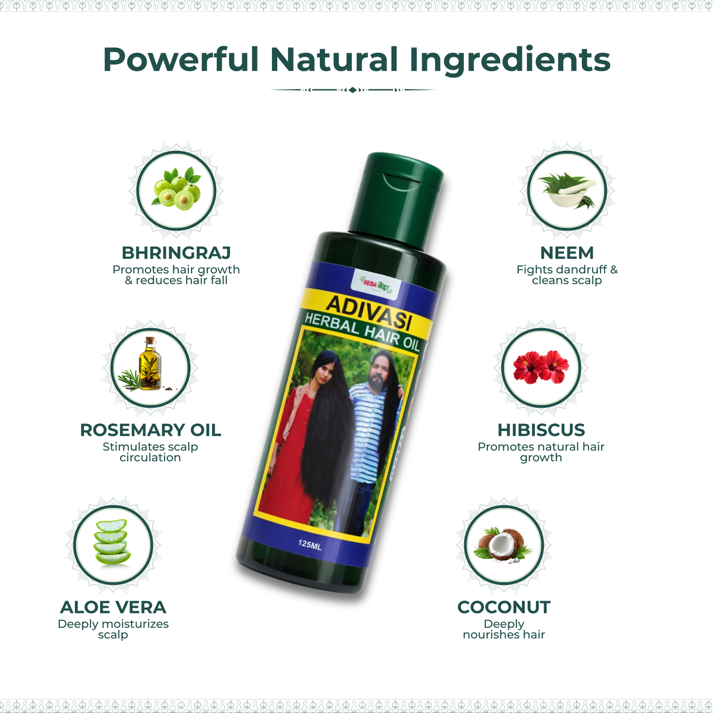 Adivasi Herbal Hair Oil for Hair Growth & Hair Fall Control |🎁 Buy 1 Get 1 Free Offer