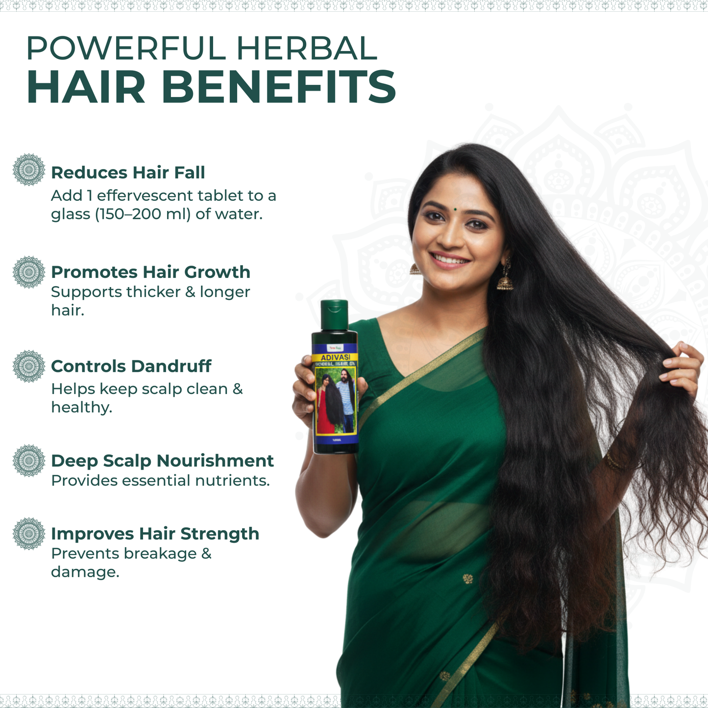 Adivasi Herbal Hair Oil for Hair Growth & Hair Fall Control |🎁 Buy 1 Get 1 Free Offer